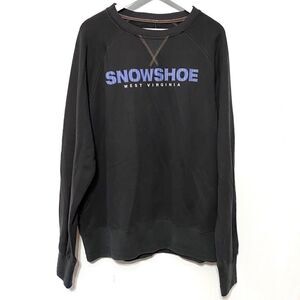 NWT SnowShoe West Virginia Camp David sweatshirt blue white